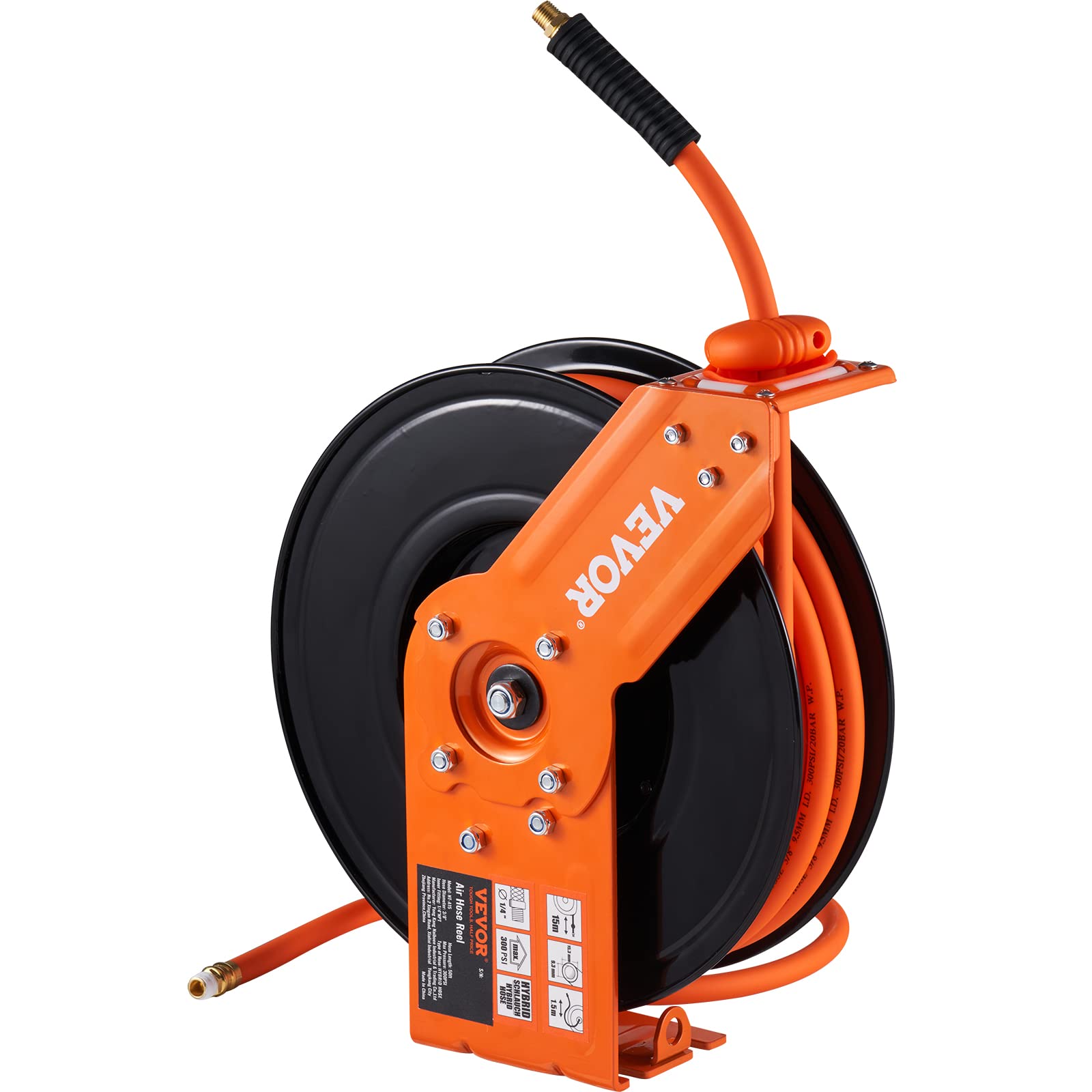 VEVOR Retractable Air Hose Reel 3/8