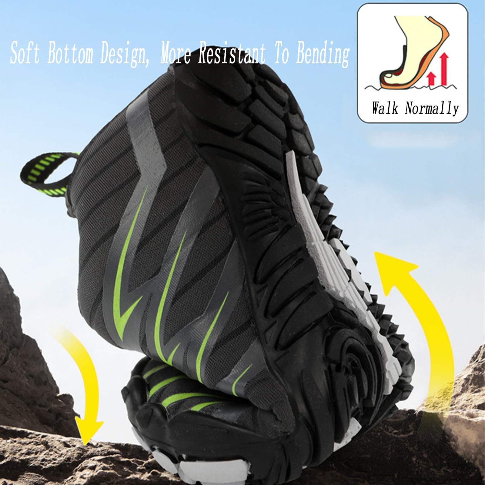 LOSD Women's Barefoot Hiking Shoes - Non-Slip, Breathable & Quick-Dry Minimalist Trail Shoes for Outdoor Adventures & Water Activities