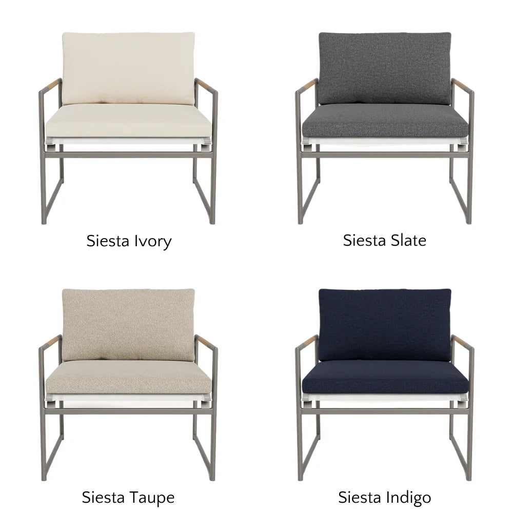 Premium Breeze Aluminum Outdoor Lounge Chair - Lightweight, Durable & Weather-Resistant Patio Furniture for Poolside, Garden, Deck & Backyard Relaxation