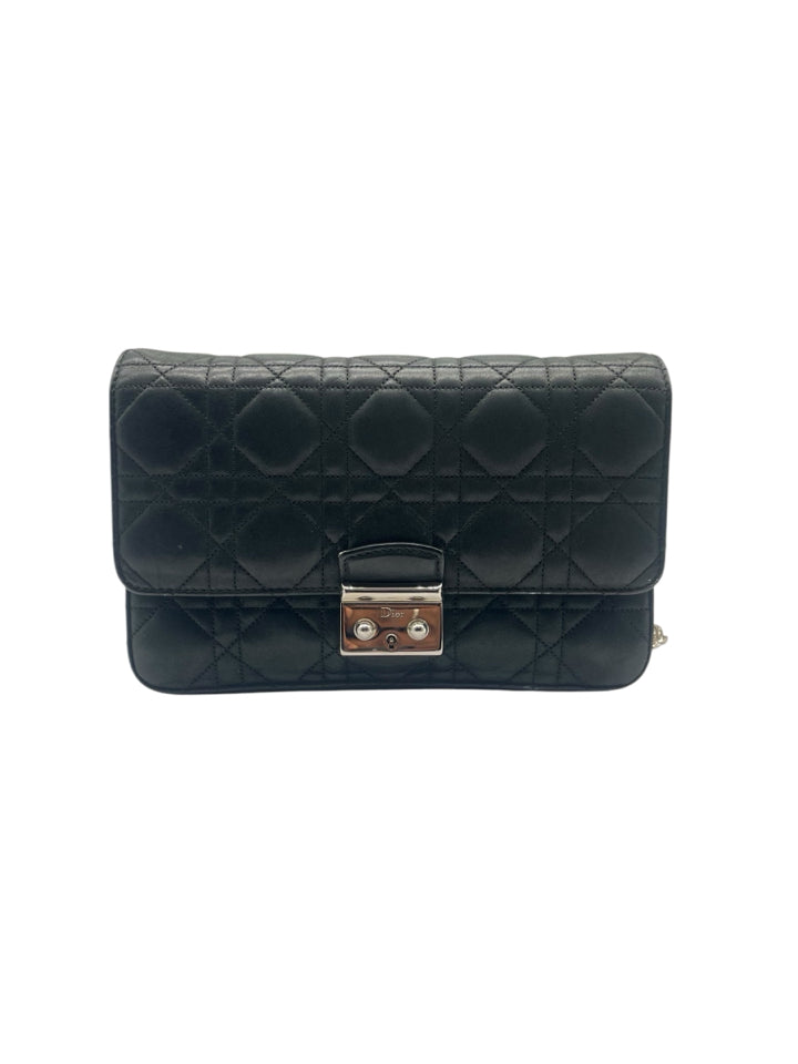 Dior Cannage Miss Dior Crossbody Bag - Genuine Leather Designer Handbag for Women, Fashionable Shoulder Purse for Date Night & Evening Events
