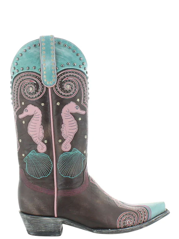 Old Gringo L4118 Women's Western Leather Boots - Chocolate Brown Cowboy Boots for Country Dancing, Rodeo & Casual Wear