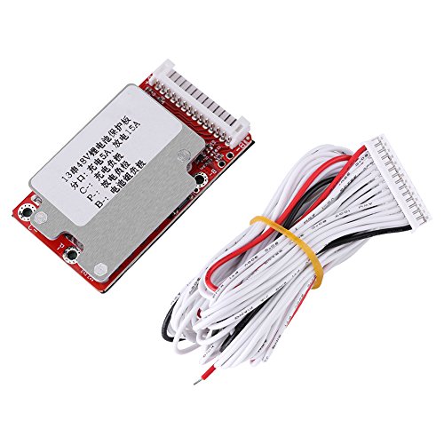 13S Li-Ion Battery Protection Board BMS - Safe Charge/Discharge for 13 Series Li-Polymer, Ternary, LiMn2O4 & LiCoO2 Batteries | Ideal for E-Bikes, Power Tools & Solar Energy Storage Systems