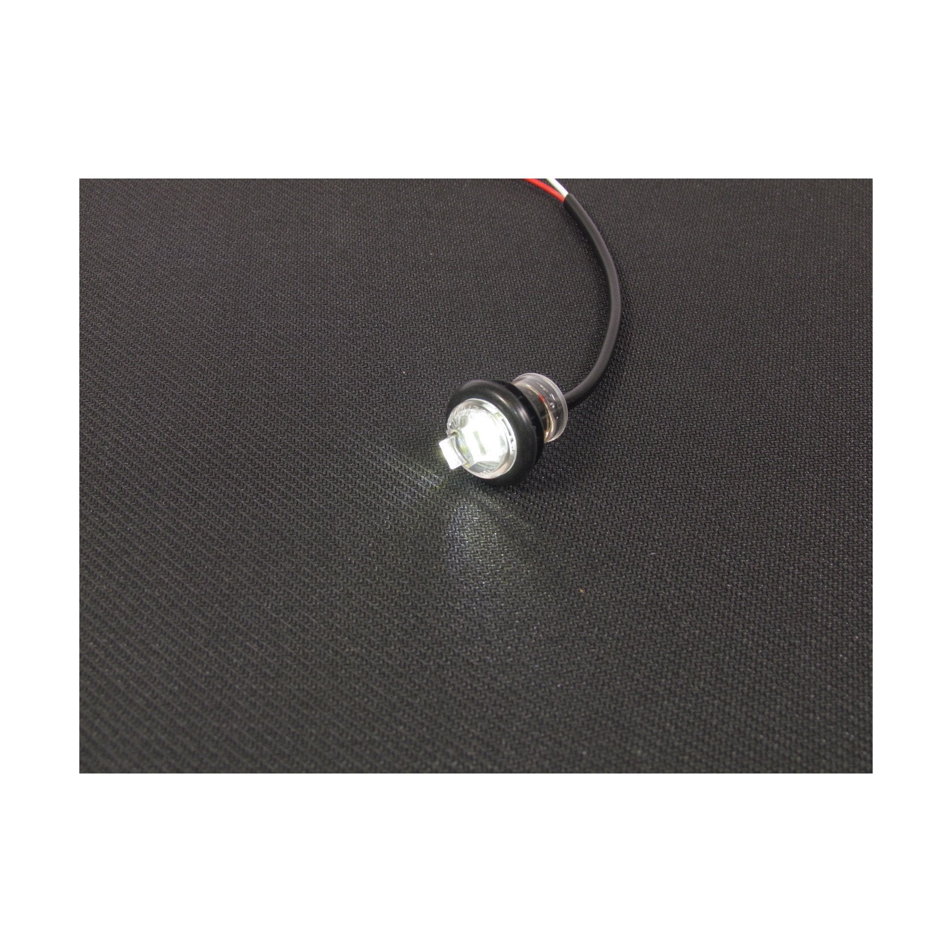Fortpro 3/4 Inch Round Clearance Marker LED Light - 1 LED Ultra Bright for Truck, Trailer, RV & Off-Road Vehicles - Waterproof & Durable for Outdoor Use