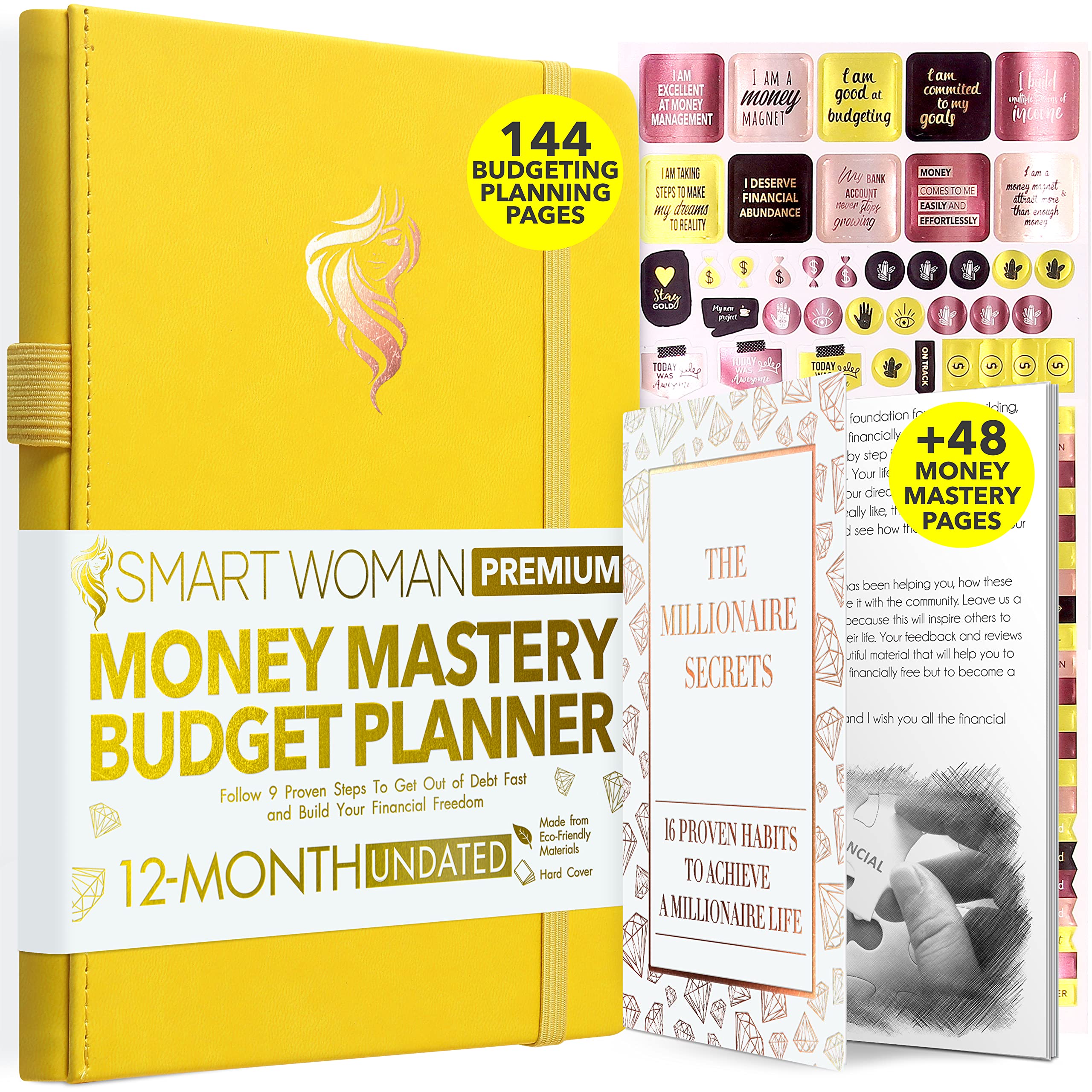 12-Month Financial Planner & Budget Organizer - Monthly Bill Tracker, Expense Journal for Financial Freedom | Perfect for Personal Finance Management, Debt Payoff & Savings Goals
