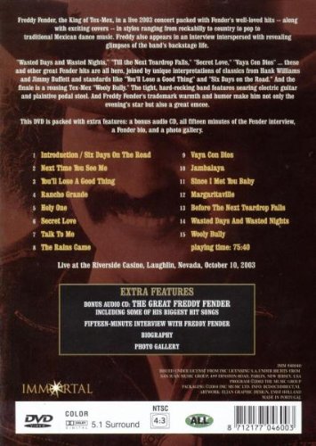 Freddy Fender Live Concert Album: Best Tex-Mex Music Collection for Parties, Road Trips & Mexican Restaurant Ambience