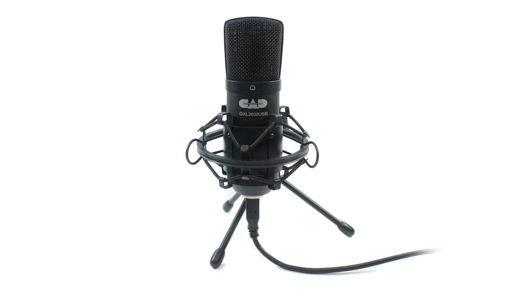 CAD AUDIO GXL 2600USB Professional USB Condenser Microphone with Large Diaphragm, Cardioid Pattern, Tripod Stand & 10ft Cable - Perfect for Podcasting, Streaming, Home Studio Recording & Voice Overs