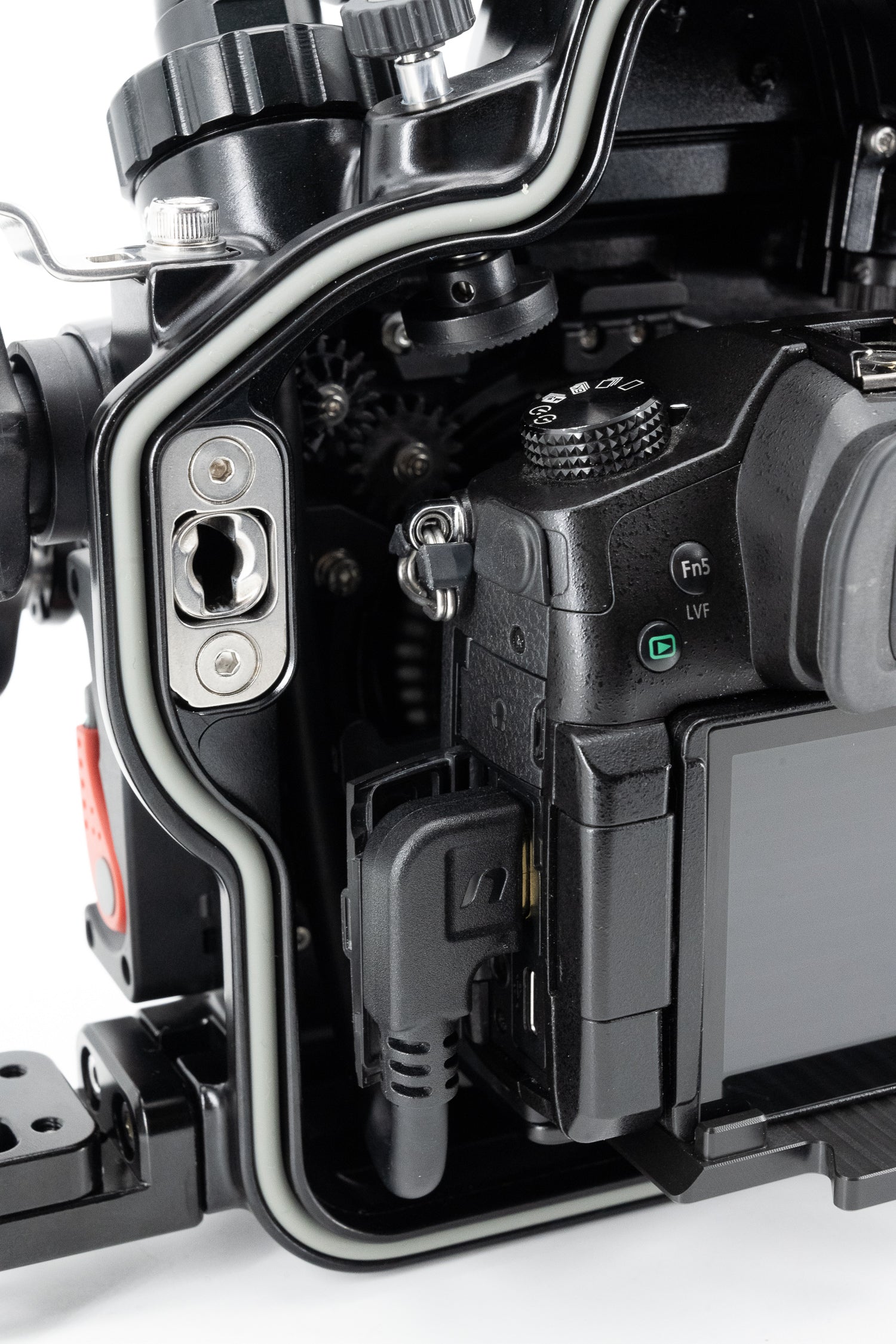 Waterproof Underwater Housing for Panasonic Lumix GH5/GH5S/GH5II Cameras - HDMI 2.0 Support - Ideal for Scuba Diving, Snorkeling & Underwater Photography