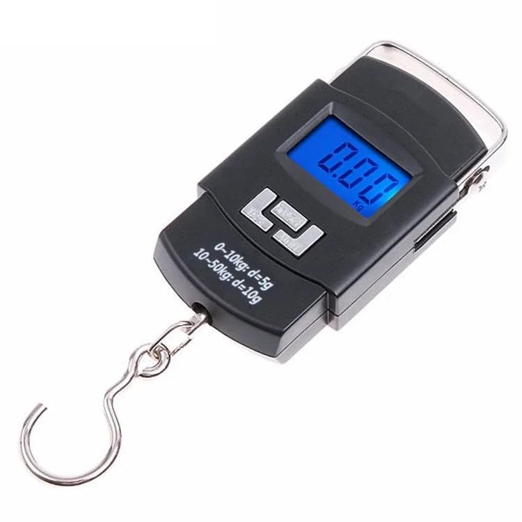 Portable Digital Luggage Scale - 110lb Hanging Suitcase Weight Scale for Travel with Battery Included | Perfect for Airports, Hotels & Cruise Ships