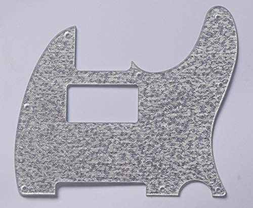 Silver Sparkle Tele Guitar Pickguard for Fender - Replacement Scratch Plate for Electric Guitar Parts - Perfect for DIY Guitar Upgrades & Customization