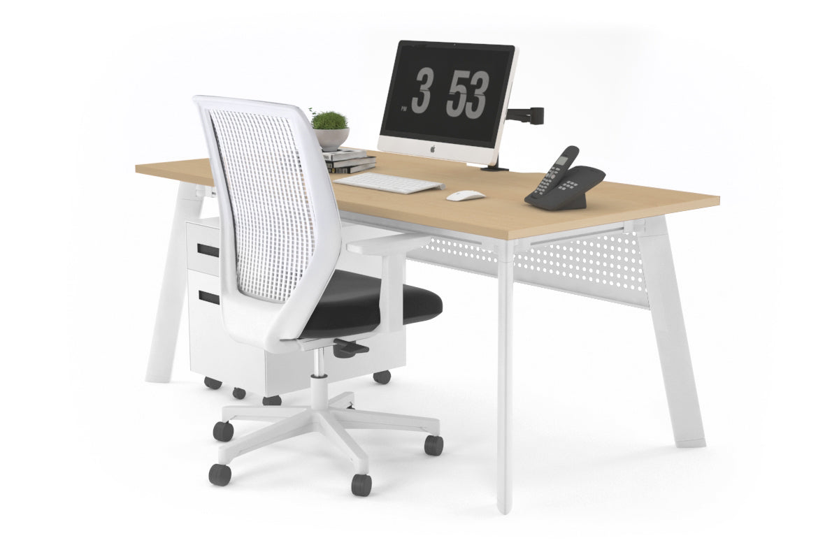 Switch Executive Desk - 1200L x 800W Modern Office Desk with Cable Management Scallop | Perfect for Home Office, Gaming Setup & Professional Workspace