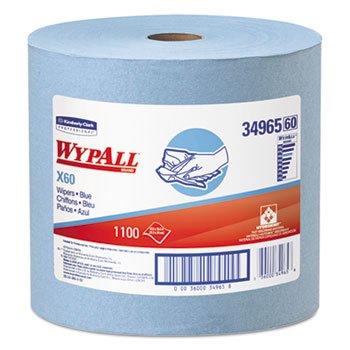 Kimberly-Clark Professional Wypall X60 Heavy-Duty Industrial Wipers - Jumbo Roll 12.5