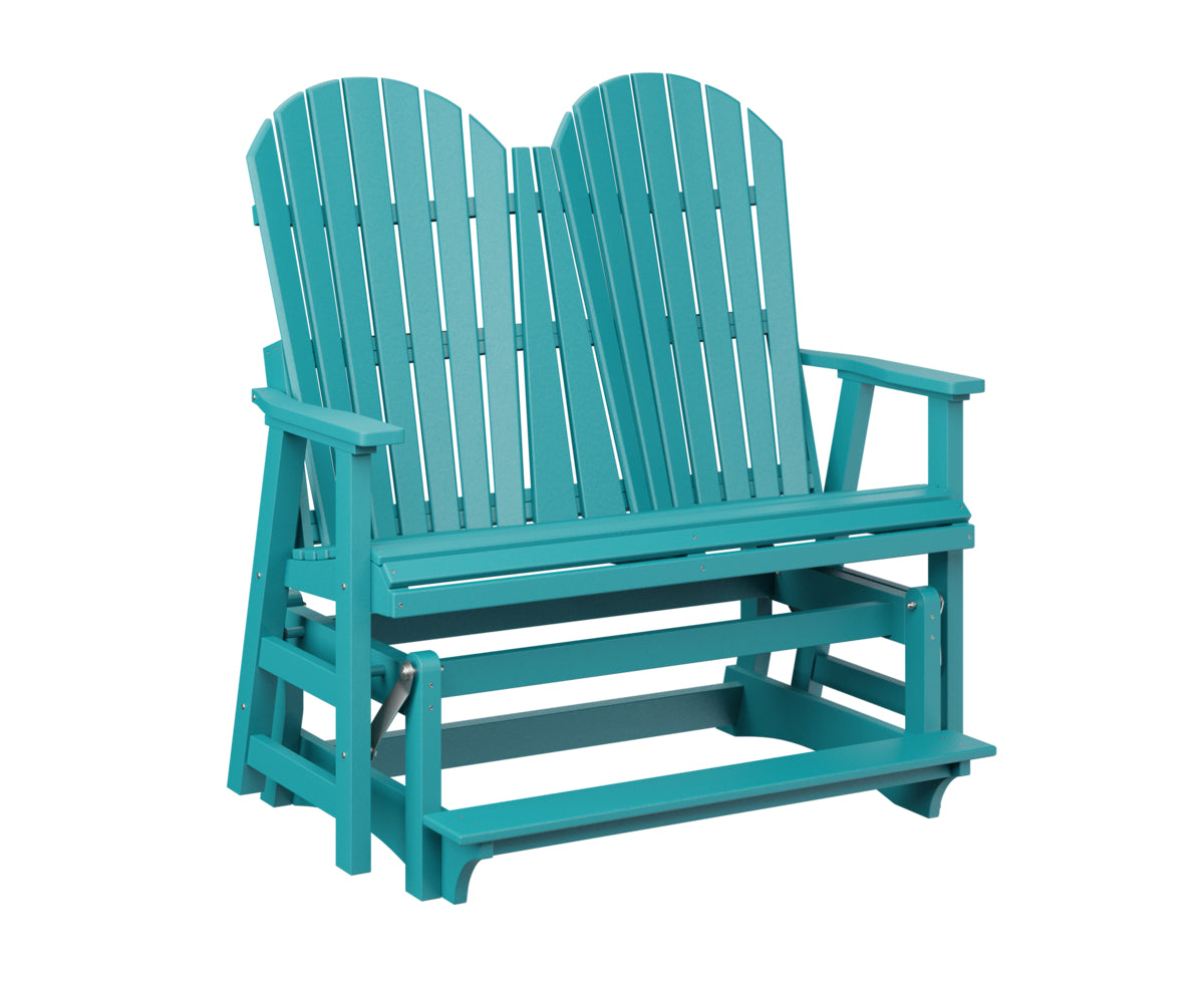 Berlin Gardens ComfoBack Double Counter Glider - Outdoor Patio Swing Bench for Porch, Garden, Deck & Backyard Relaxation