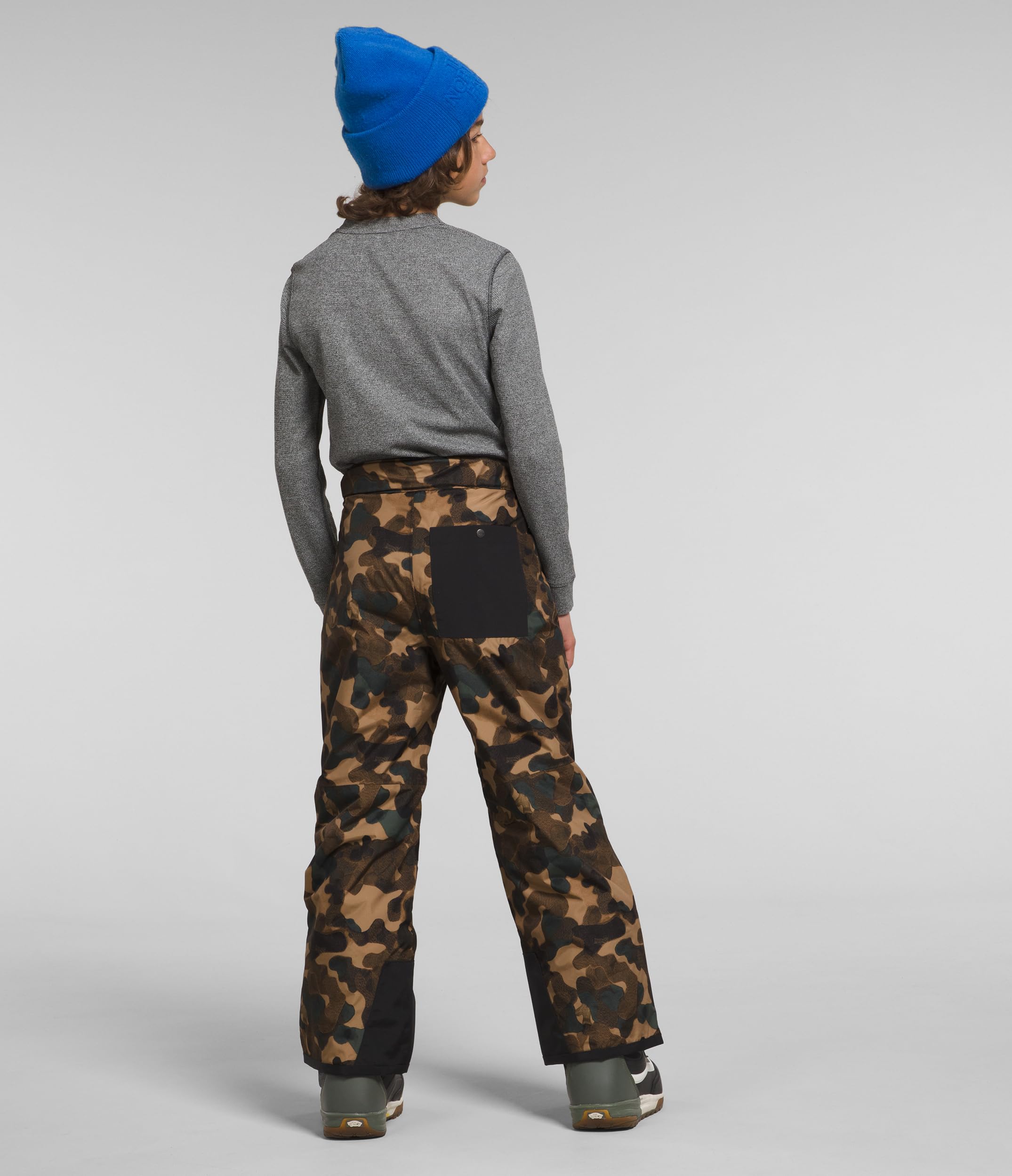 THE NORTH FACE Boys' Freedom Insulated Winter Snow Pants - Waterproof, Windproof & Warm for Skiing, Snowboarding & Outdoor Adventures