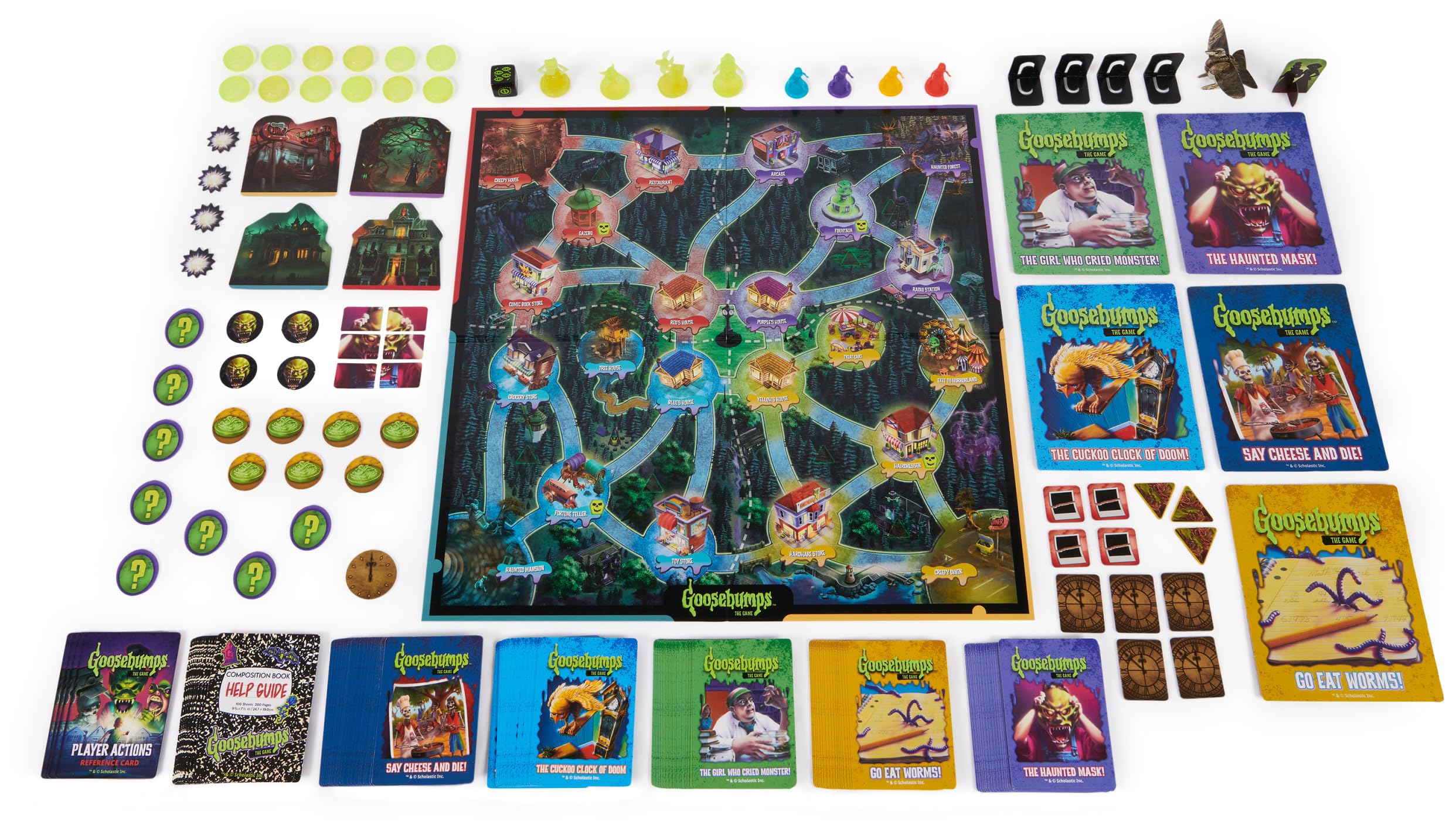 Goosebumps The Game: Scary Fun Monster Board Game for Kids Ages 8+ | Perfect for Family Game Nights and Halloween Parties