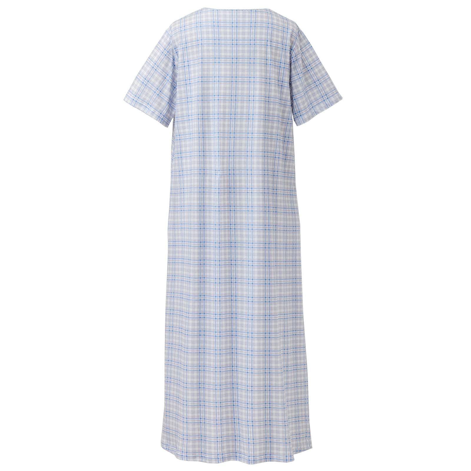 Keyocean Women's 100% Cotton Short Sleeve Nightgown - Soft & Comfortable Sleepwear for Ladies - Perfect for Summer Nights, Lounging at Home, and Relaxing Sleepwear