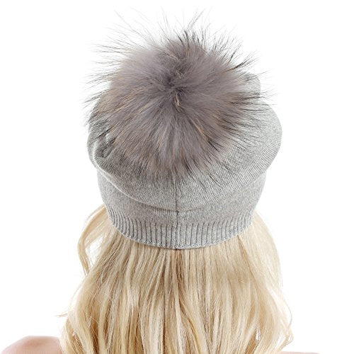 Luxury Cashmere Knit Wool Beanie for Men & Women - Soft Winter Warm Hat for Cold Weather - Perfect for Skiing, Hiking, and Outdoor Activities