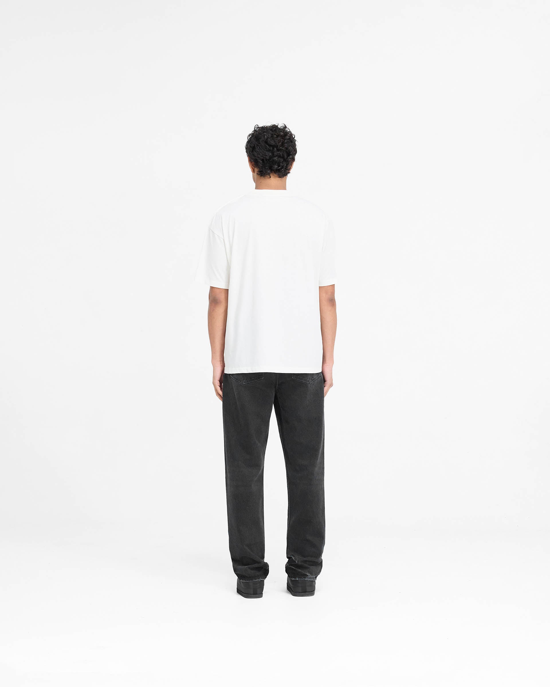 Script Logo T-Shirt - Flat White | Stylish Casual Wear for Everyday Outfits & Street Fashion