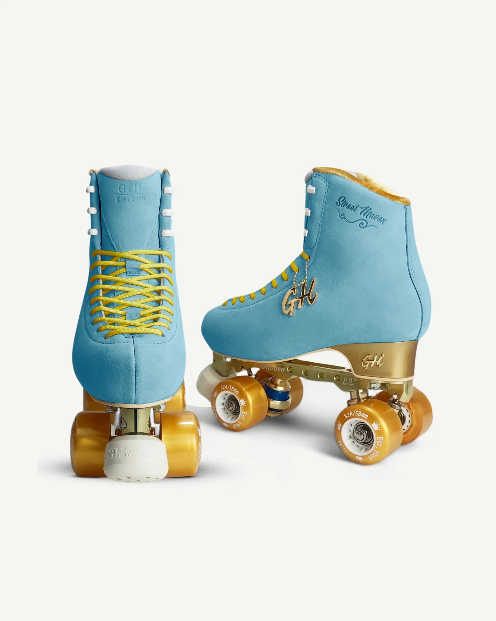 GH Street Maven Quad Roller Skates with/without Air Vents - Premium Outdoor & Indoor Skates for Adults, Street Skating, Fitness & Rink Fun