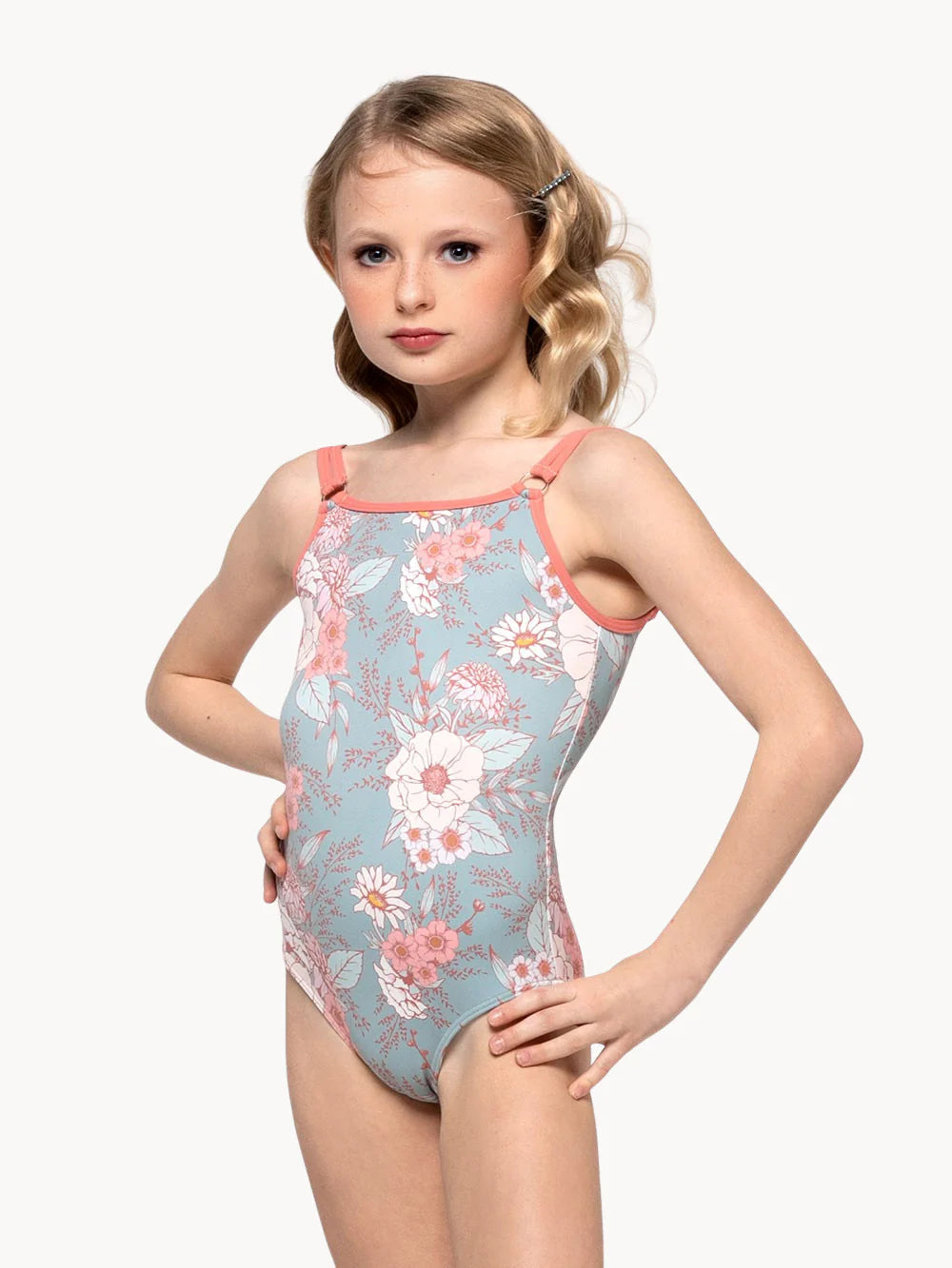 Farrah Devoted Seascape Girls Ballet Leotard - Comfortable Dancewear for Ballet, Gymnastics & Performance - Perfect for Recitals, Classes & Competitions