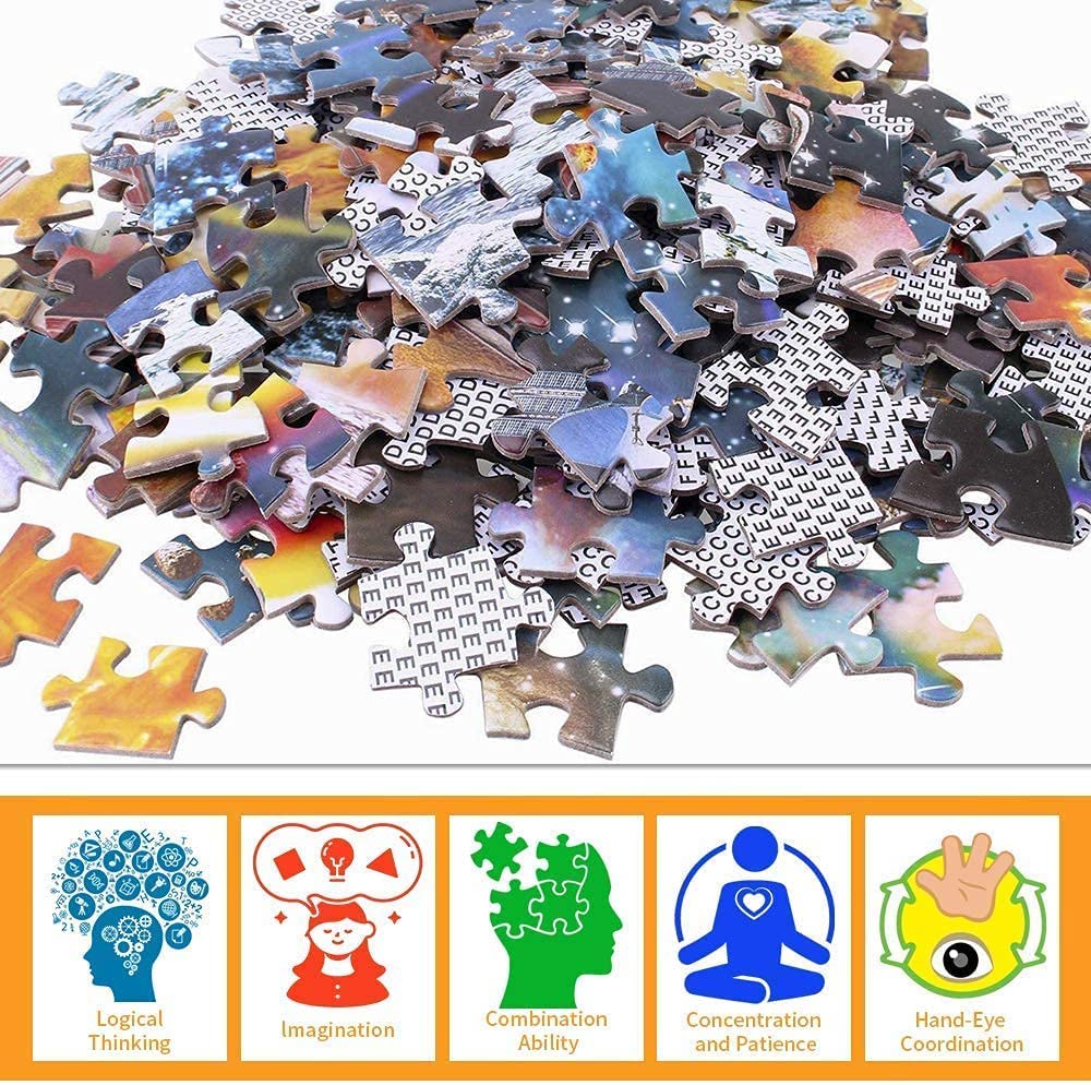 1000-Piece Hockey Players Jigsaw Puzzle - Motivational 'Be Strong When You Are Weak, Be Brave When You Are Scared' Design - Fun Adult & Kids Puzzle for Home Decor, Preschool Learning, and Family Game Night - Perfect Gift for Sports Fans & Puzzle Lovers