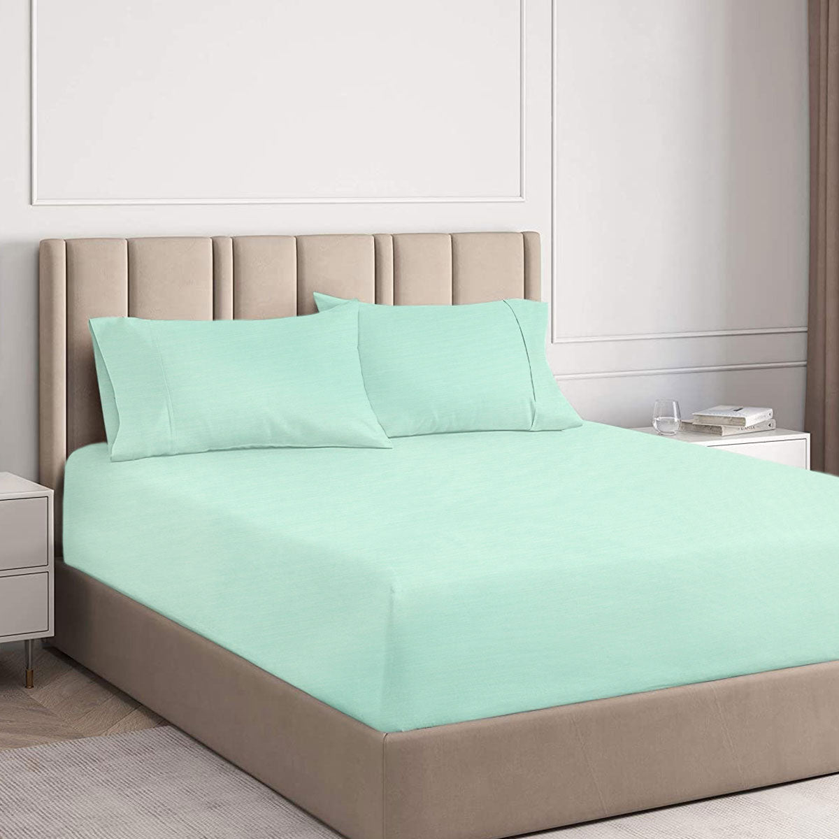 Premium Aqua 2000TC Cooling Bamboo Sheet Set - King Single Size | Ultra-Soft & Breathable Bedding | Perfect for Hot Sleepers & Summer Nights