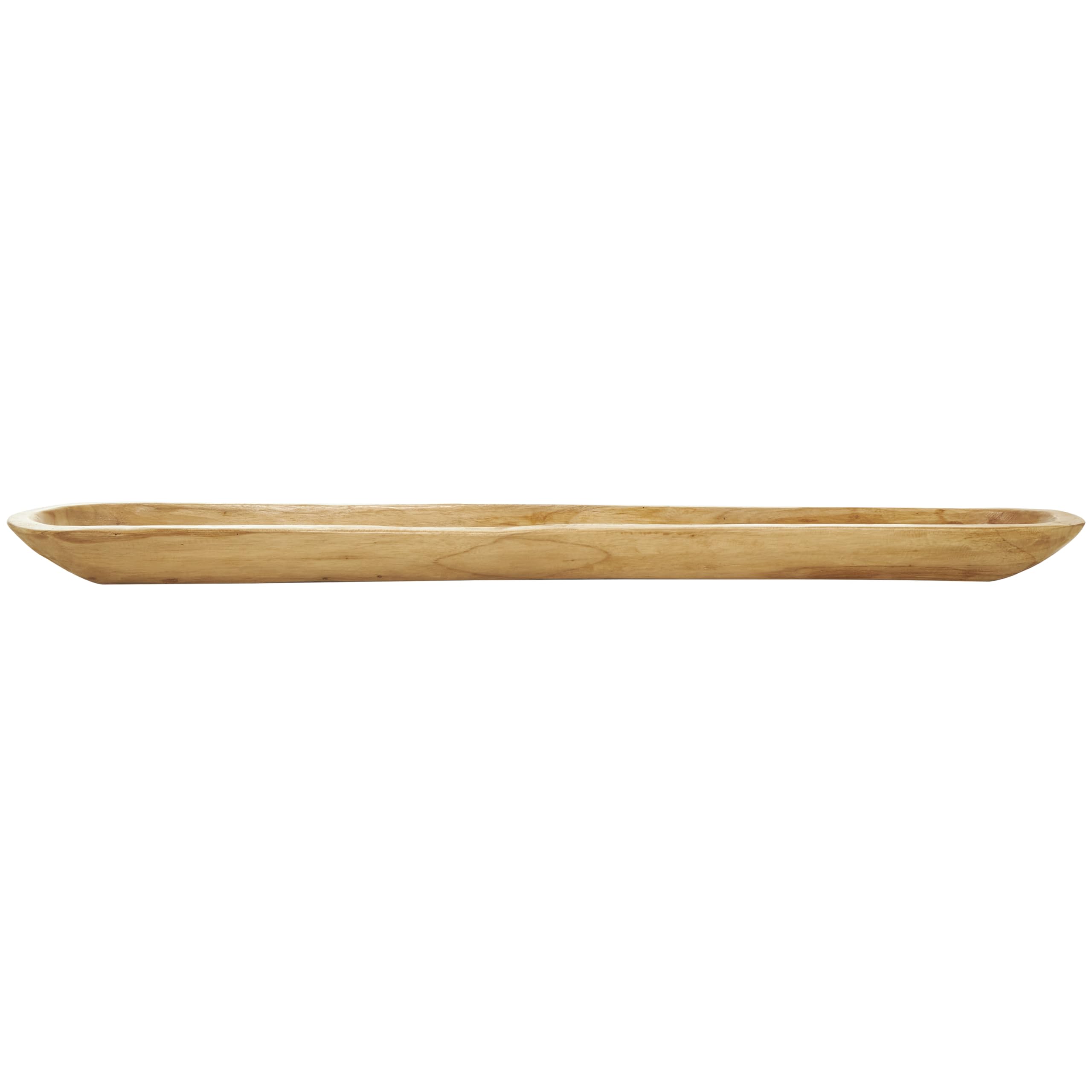 Handmade Teak Wood Live Edge Serving Tray - 36