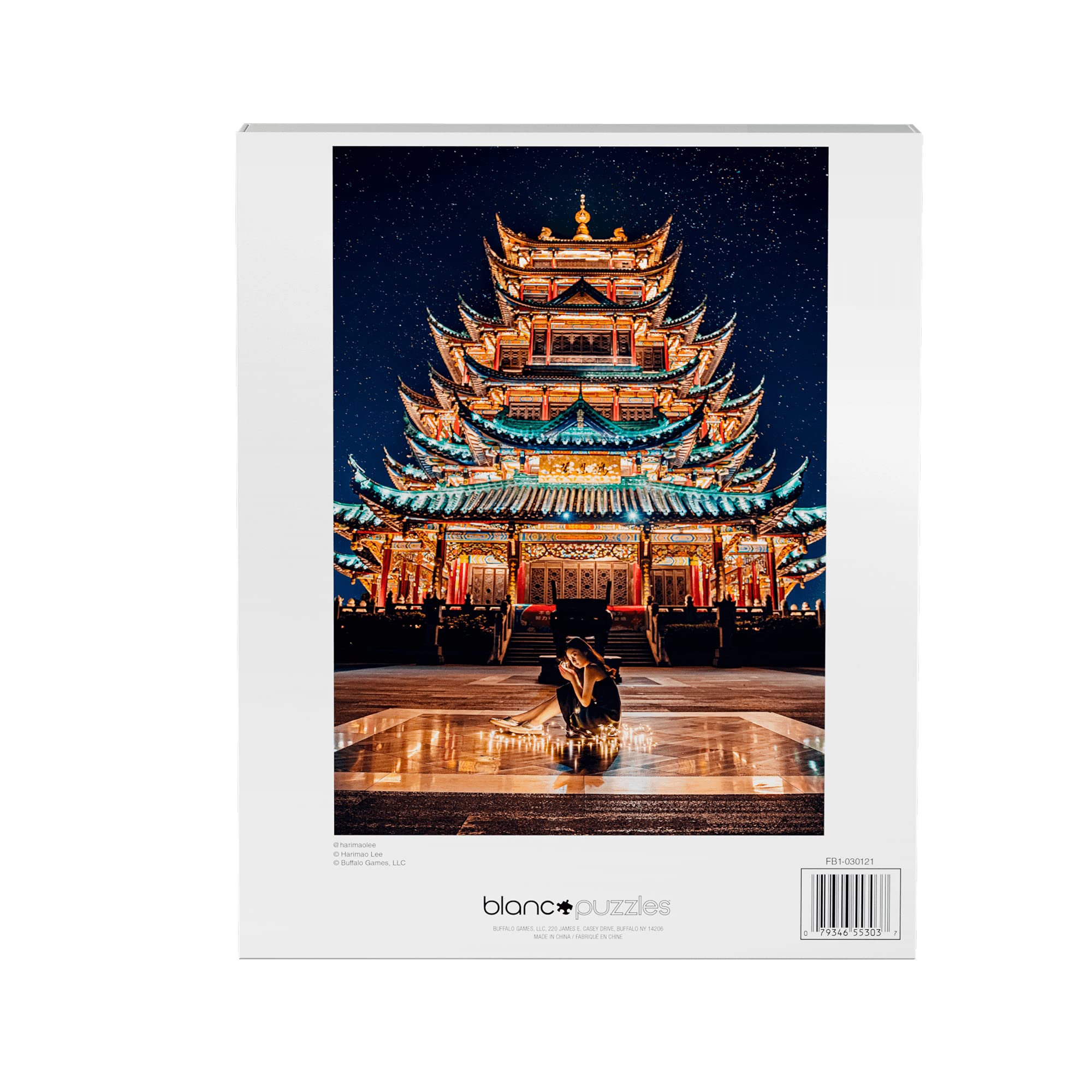 Chongqing Temple Night 500-Piece Jigsaw Puzzle for Adults Relaxation