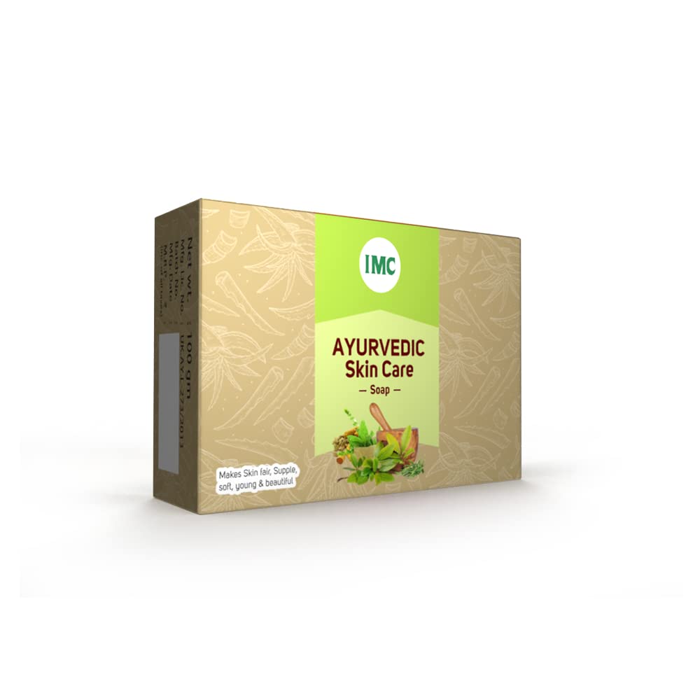 SB Herbal Ayurvedic Skin Care Soap - 100% Natural, 4-Pack for Glowing Skin | Perfect for Daily Cleansing, Acne Treatment & Sensitive Skin Care
