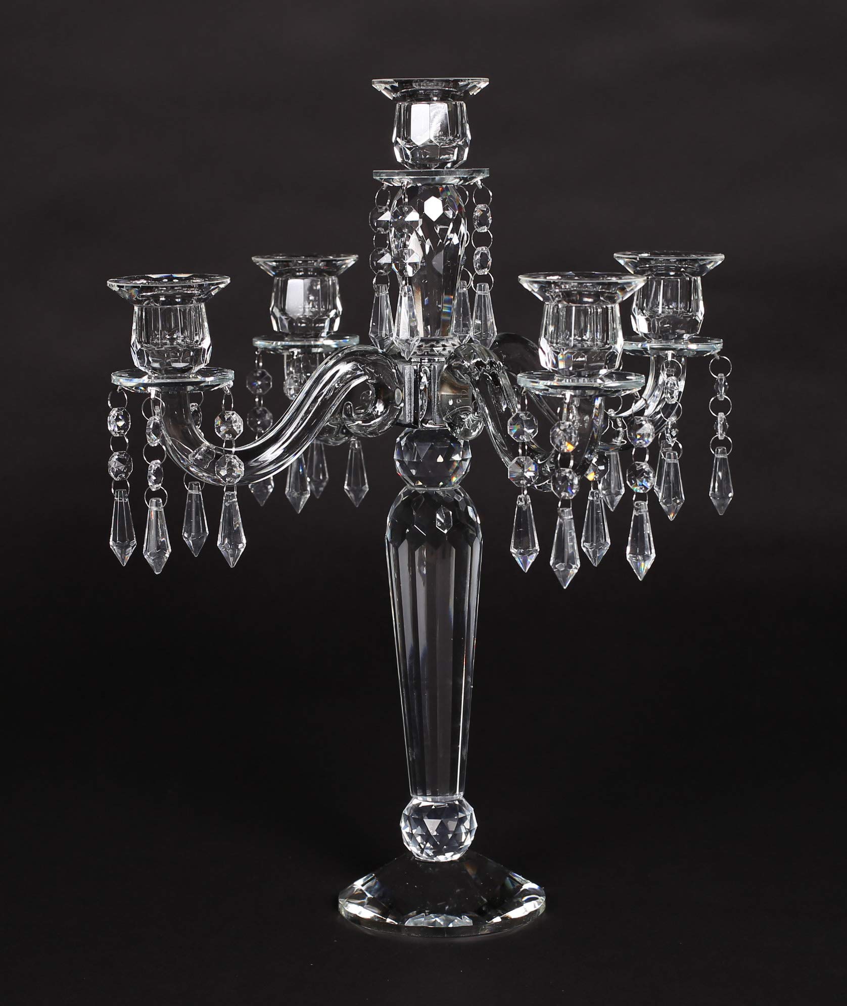 5-Light Crystal Candelabra - 19