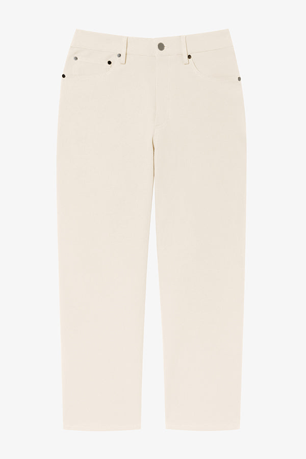 Vintage 90s Daria High-Waisted Eco-Friendly Jeans - Better Than Denim in Bright Ivory | Retro Fashion for Women, Casual Wear & Street Style Outfits