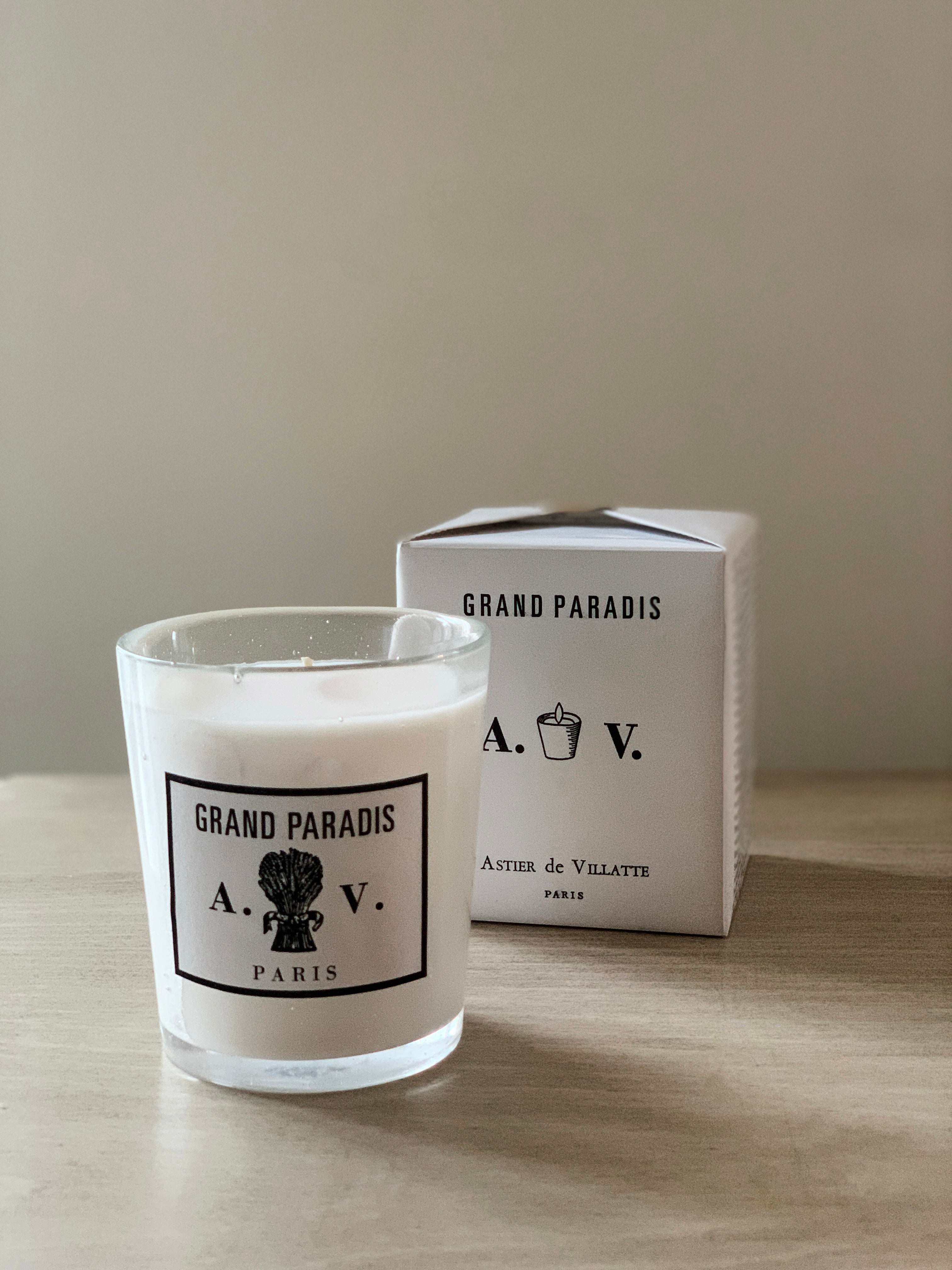Grand Paradis Scented Candle - Luxury Aromatherapy Soy Wax Candle for Home, Spa & Relaxation | Perfect for Bedroom, Bath & Meditation