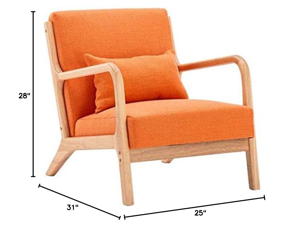 Single Person Chaise Lounge Sofa - Modern Guest Chair for Living Room, Bedroom & Patio - Comfortable One-Person Furniture Piece for Relaxing & Lounging