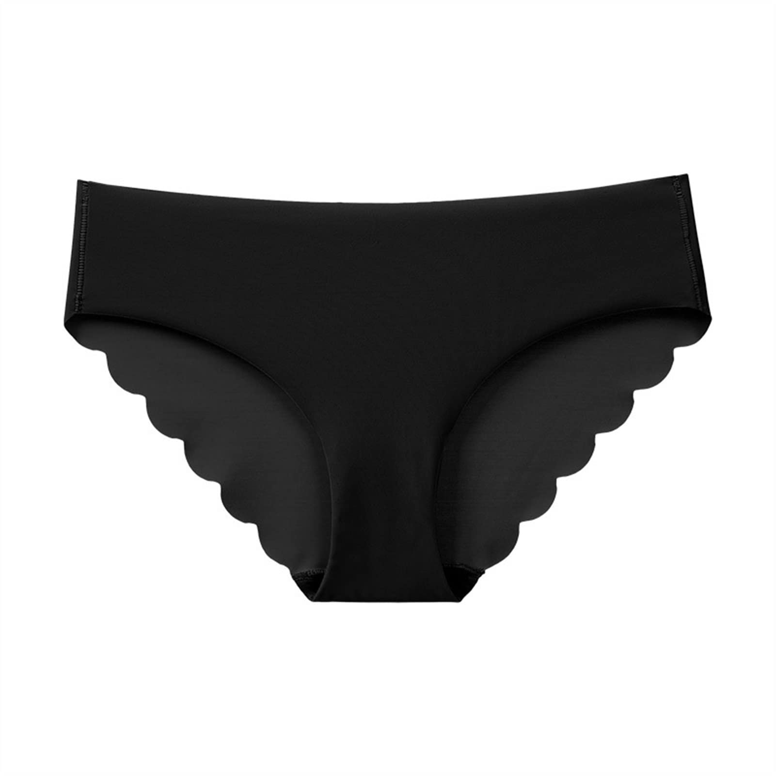 Premium Ice Silk Seamless Women's Panties - Plus Size Comfortable & Sexy Briefs Underwear (3-Pack) for Everyday Wear, Travel & Special Occasions