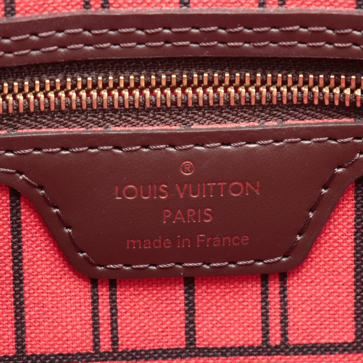 Louis Vuitton Damier Ebene Neverfull PM Crossbody Bag - Luxury Designer Tote for Women | Perfect for Work, Travel & Everyday Use