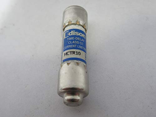 HCTR-10 Time Delay Fuse 10A 600V - Circuit Protection for HVAC, Appliances & Industrial Equipment