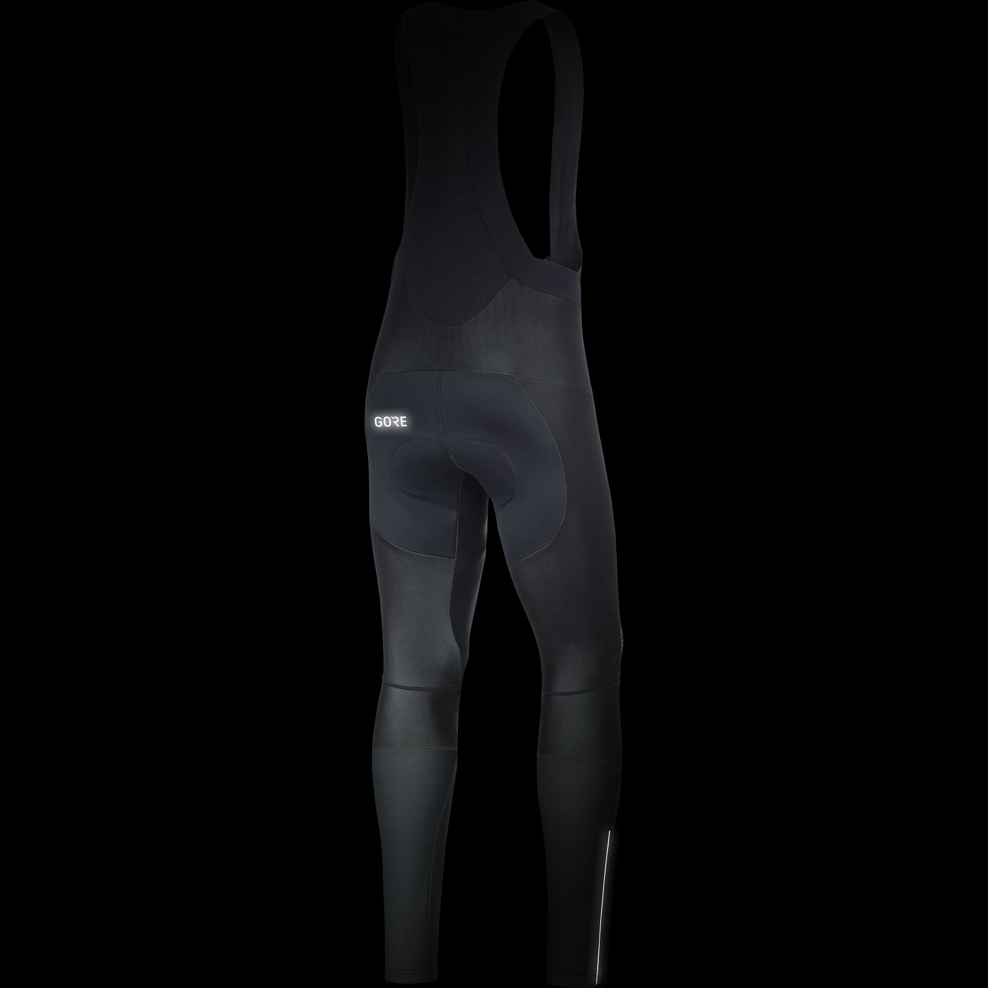 GORE WEAR Windproof Men's Cycling Bib Shorts - Breathable Padded Bike Shorts for Road & Mountain Biking | Perfect for Training, Racing & Long-Distance Cycling