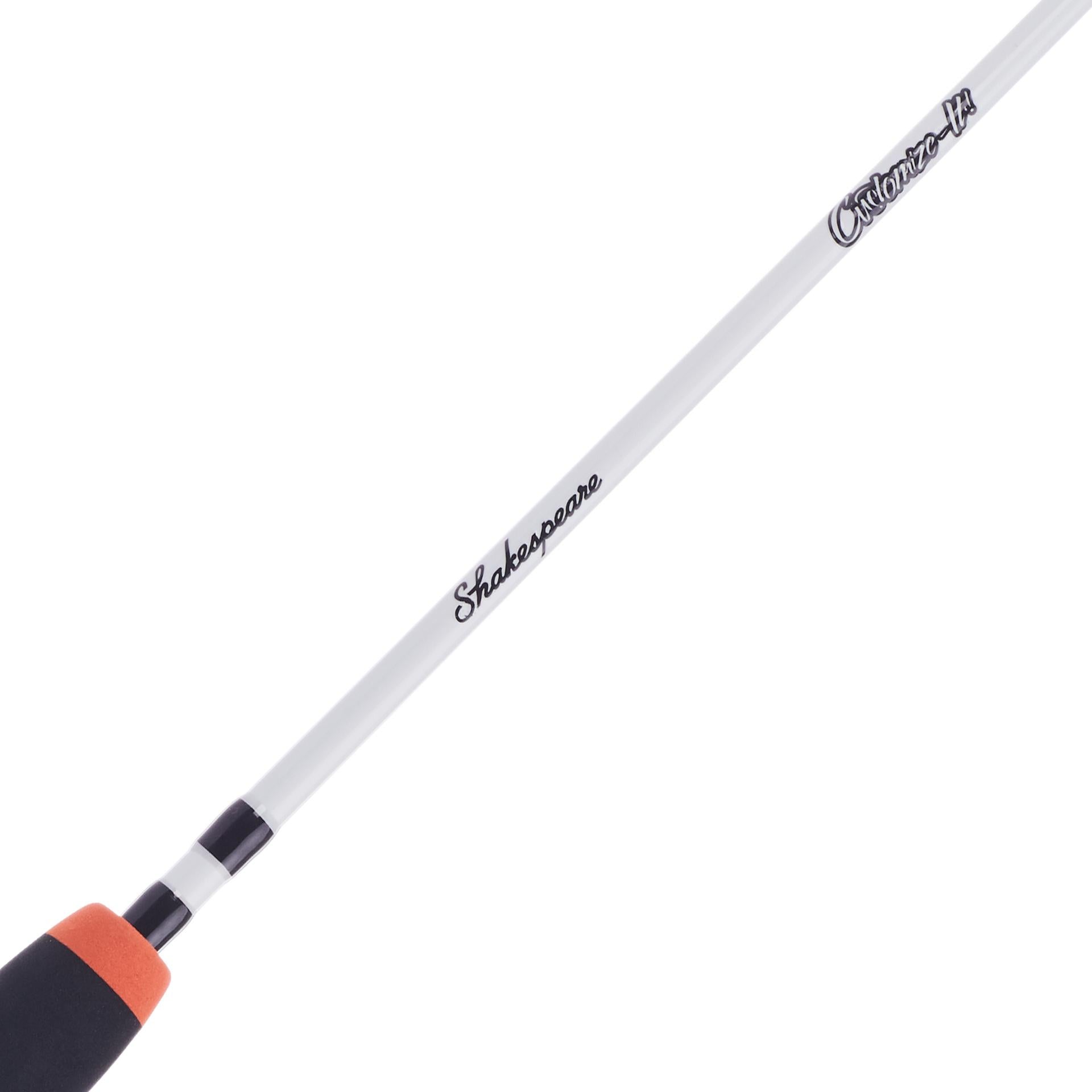 Customize It® Spinning Fishing Rod and Reel Combo - Lightweight Graphite Fishing Pole with Smooth Ball Bearings for Freshwater & Saltwater Angling - Perfect for Bass, Trout, and Walleye Fishing Trips