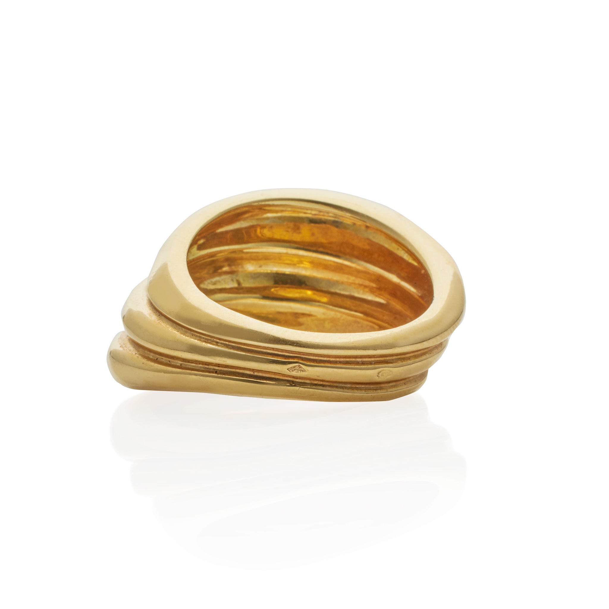Vintage 1970s Chaumet Paris 18K Gold Ring - Elegant Antique Jewelry for Women, Gift for Anniversary & Special Occasions