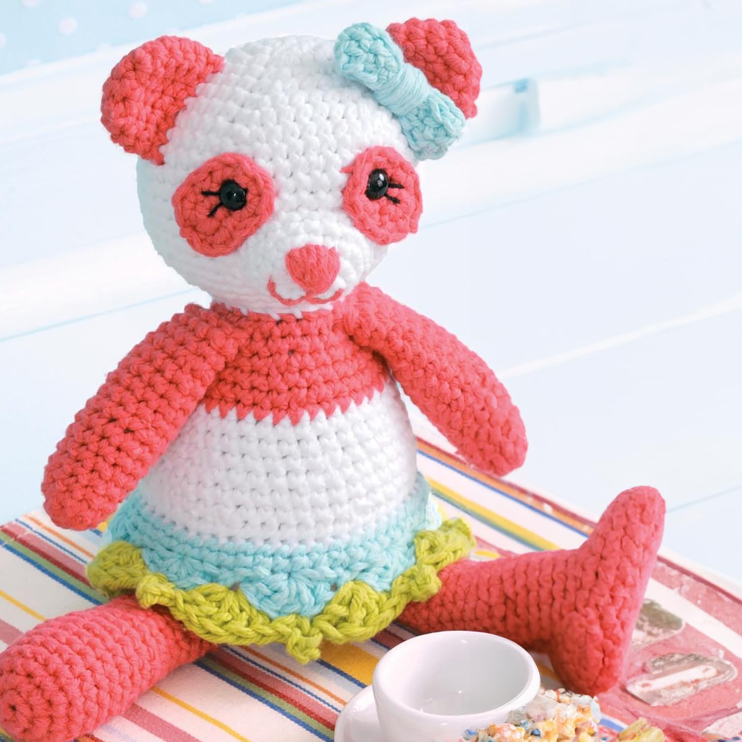 Leisure Arts LEA6188 Learn to Crochet Toys Book - Step-by-Step Guide for Beginners | DIY Crochet Patterns for Stuffed Animals & Amigurumi | Perfect for Crafting, Gifts & Home Decor