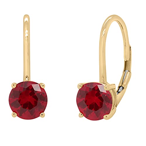 Yellow Gold with Ruby