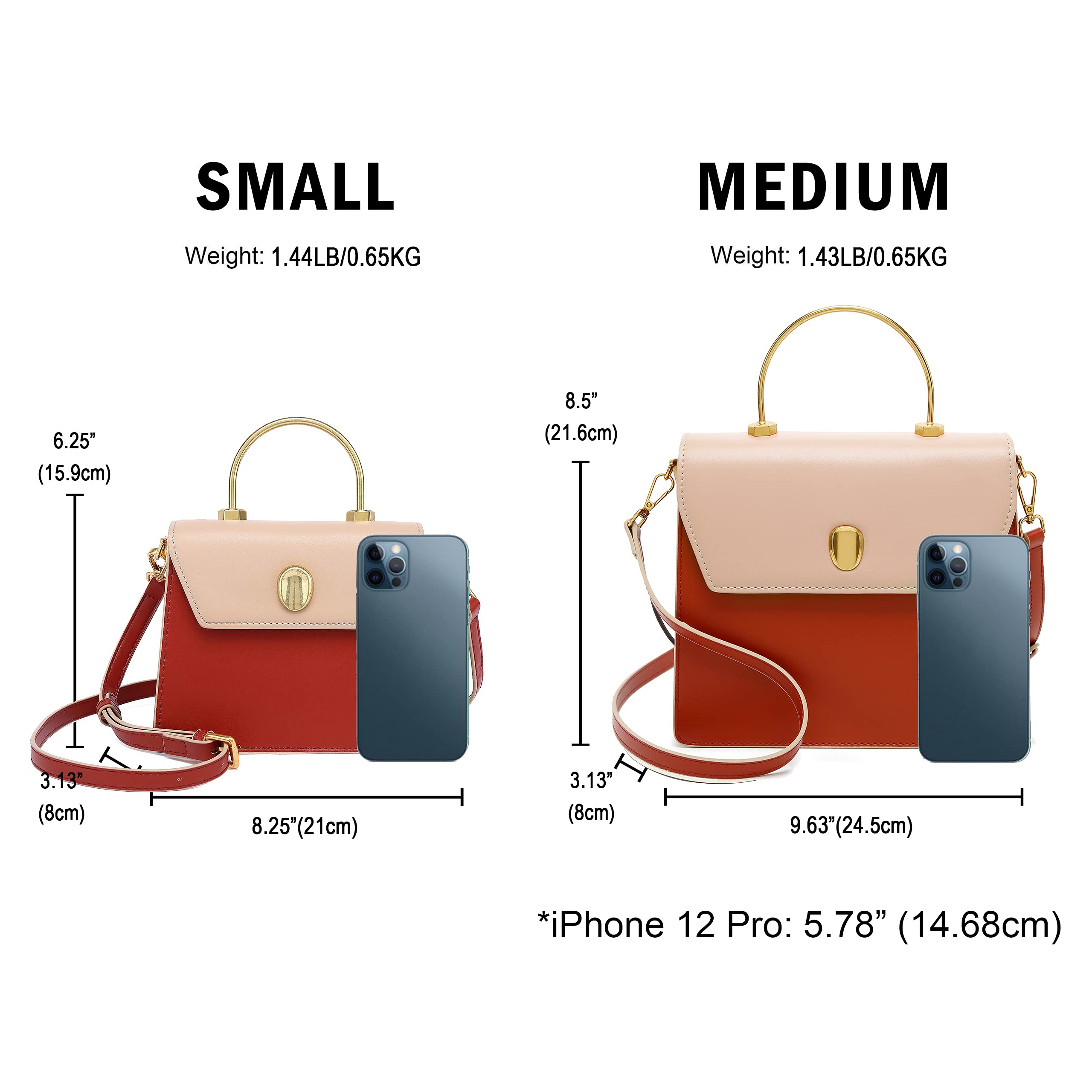 Stylish Scarleton Women's Crossbody Bag - Structured Mini Satchel Purse with Top Handle (H2077) | Perfect for Work, Travel & Everyday Use