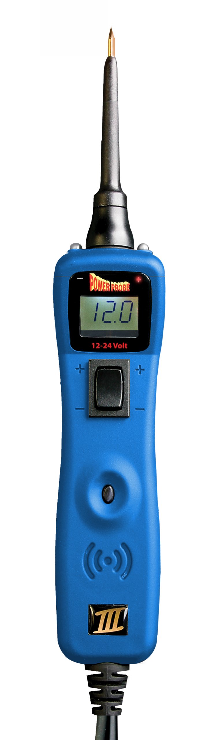Power Probe III Automotive Diagnostic Tool with Case & Accessories - Blue (PP319FTCBLU) | Digital Volt Meter, AC/DC Current Resistance Tester | Perfect for Car Electrical System Testing & Circuit Troubleshooting