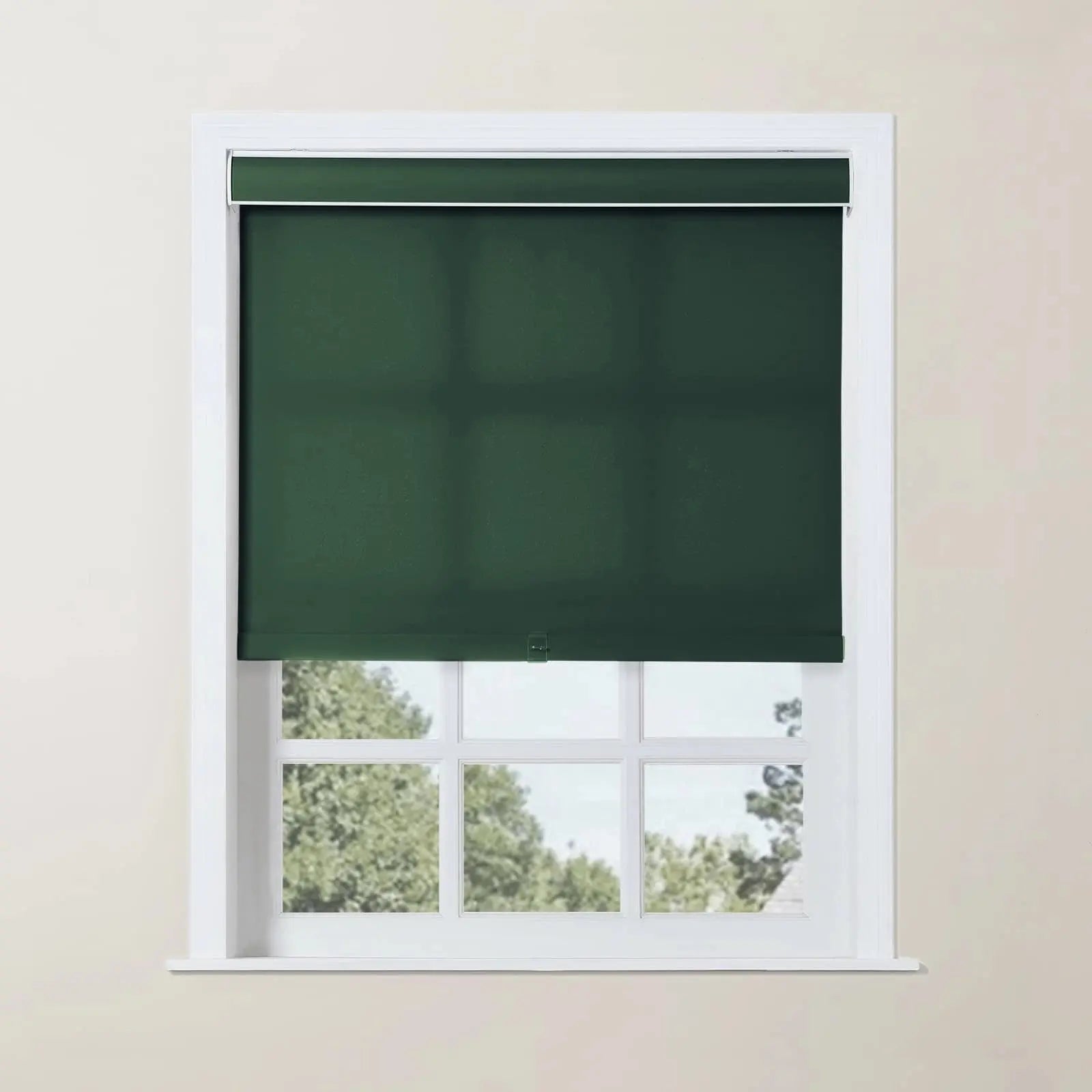 Alvin Basic Room Darkening Cordless Roller Shades - Blackout Window Coverings for Bedroom & Nursery - Noise Reducing & Energy Efficient Home Decor