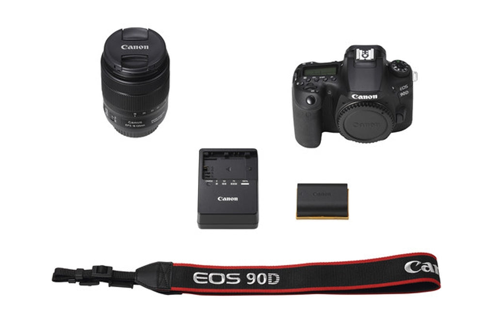 Canon EOS 90D DSLR Camera with 18-135mm Lens Kit - Professional Photography for Travel, Sports & Wildlife - Perfect for Vloggers & Content Creators