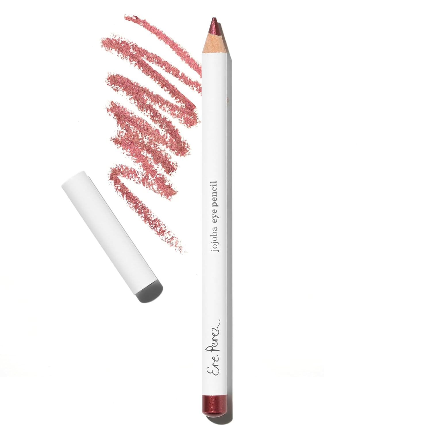 Ere Perez Natural Jojoba Eye Pencil in Clay - Vegan & Cruelty-Free Eyeliner for Sensitive Eyes | Perfect for Everyday Wear & Smoky Eye Looks