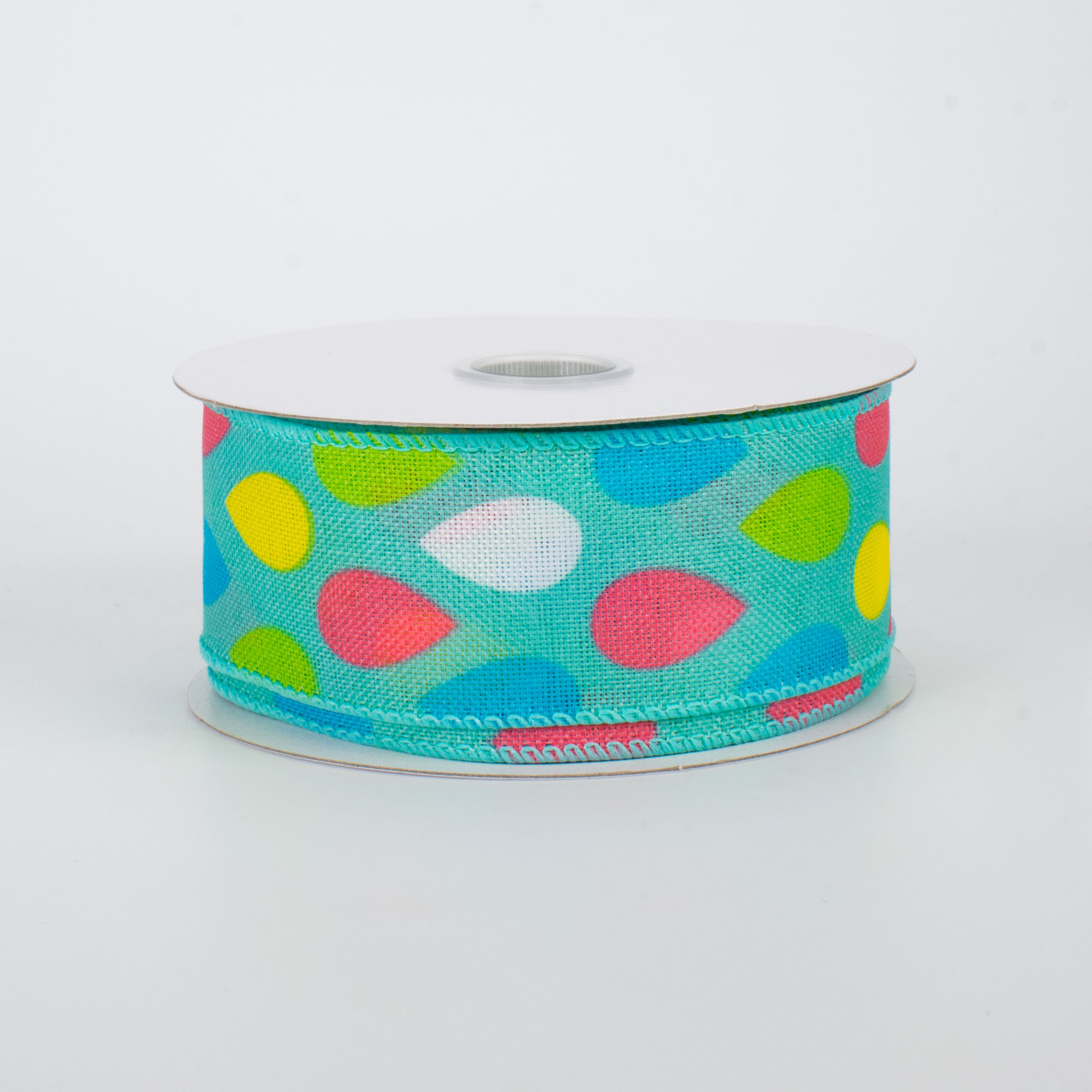1.5 Inch Pastel Blue Teardrop Ribbon - 10 Yards for Spring Crafts, Gift Wrapping & DIY Decorations
