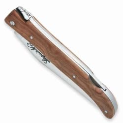 Authentic French Laguiole Knife with Lock-Back System - Handcrafted Olive Wood Handle - Premium Pocket Knife for Camping, Hiking & Outdoor Adventures