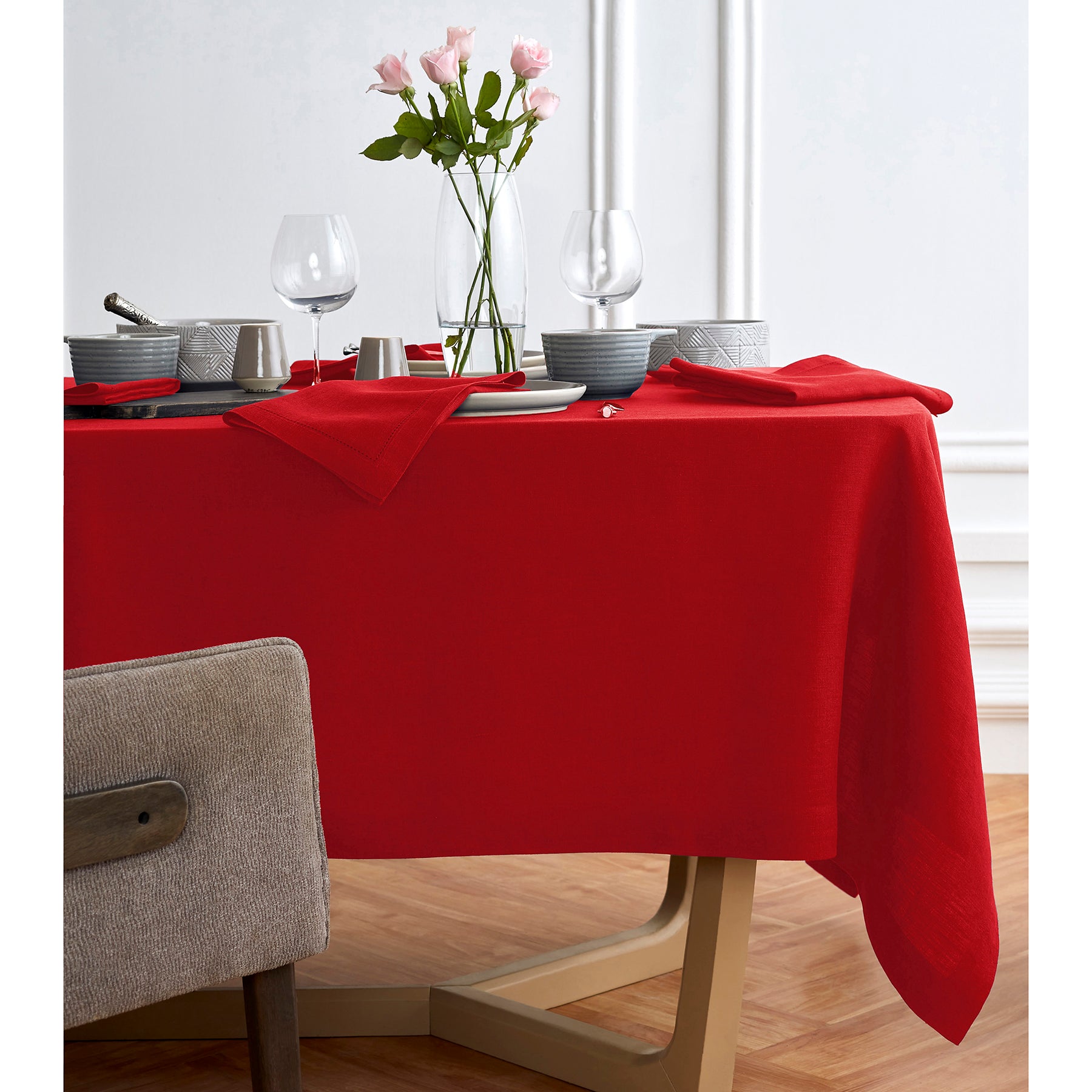 Sonoma Tablecloth - Premium Cotton Table Cover for Dining & Decor | Perfect for Parties, Weddings & Home Decor