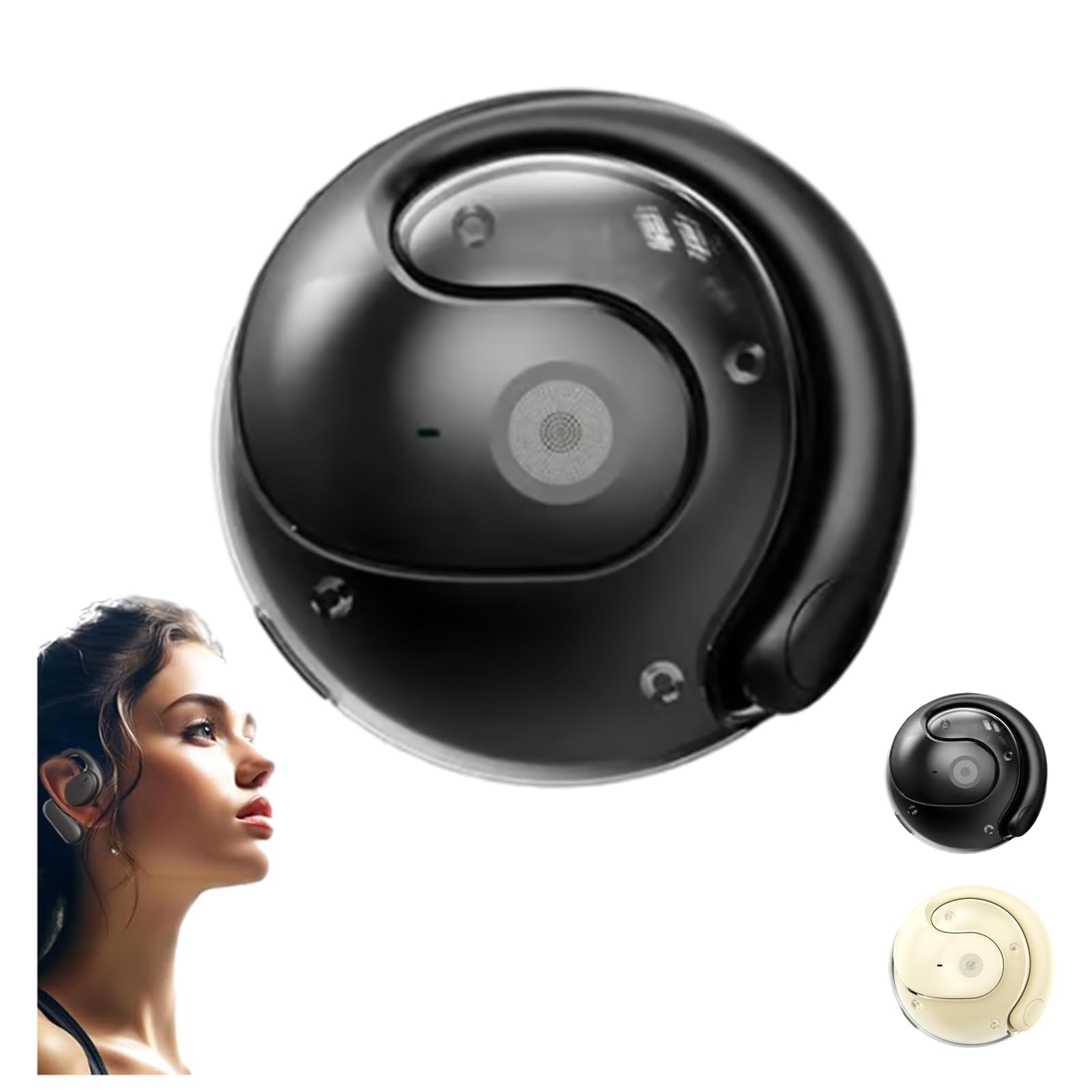 SYT Audio OpenAir 5 OWS Wireless Bluetooth Earbuds with Real-Time Translation - HY-T26 Multilingual Translator Headphones for Travel, Business Meetings & Language Learning