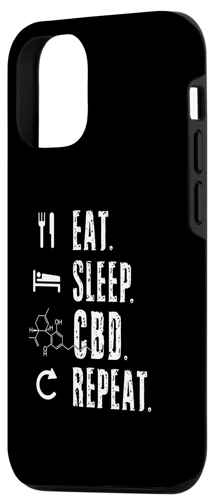 iPhone 12/12 Pro Protective Case with CBD/THC Weed Leaf Design - Durable Phone Cover for Cannabis Enthusiasts | Perfect for 420 Celebrations & Daily Use